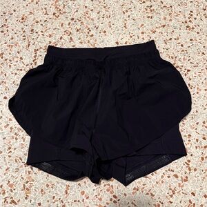 Lululemon shorts nightmoth translucent 2 in 1 shorts